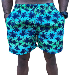 Short Masculino Tactel Bermuda de Banho com Estampa
