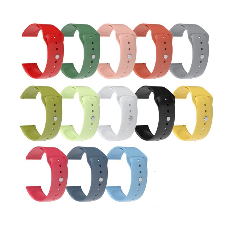 Pulseira De Silicone 18mm Compatível Com Relógios Medida 18mm SmartWatch