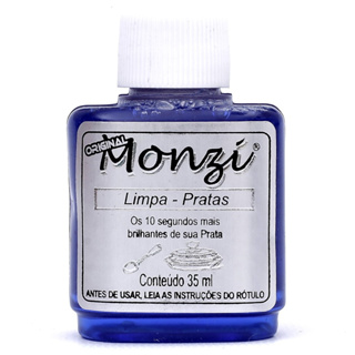 1 unidade monzi azul limpeza de prata 35ml - a pronta entrega em Oferta na Shopee