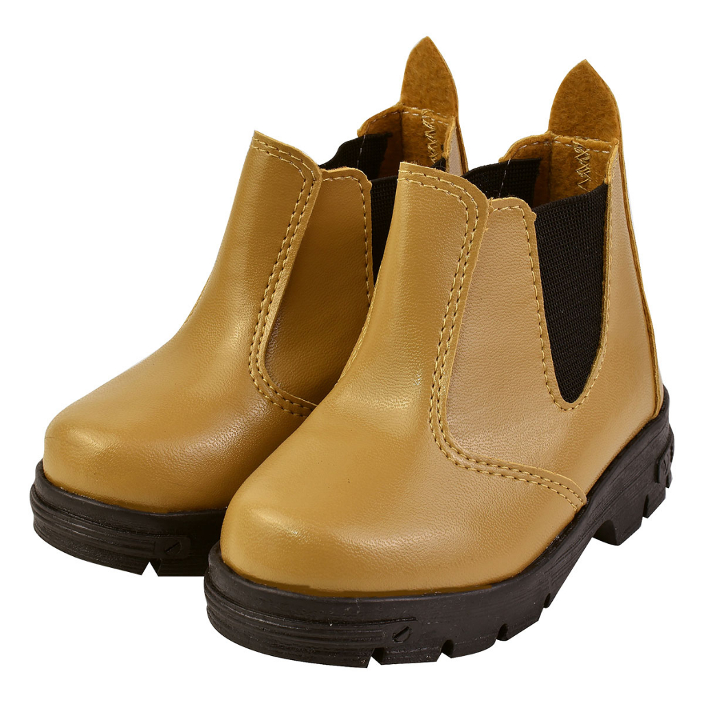 Botina Infantil Jequinha Menino Elástico Bege