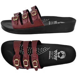 Sandália Feminina Ortopédica Anatômica Birken Webe Flex Leve Chinelo Ortopédico Para Fascite Plantar