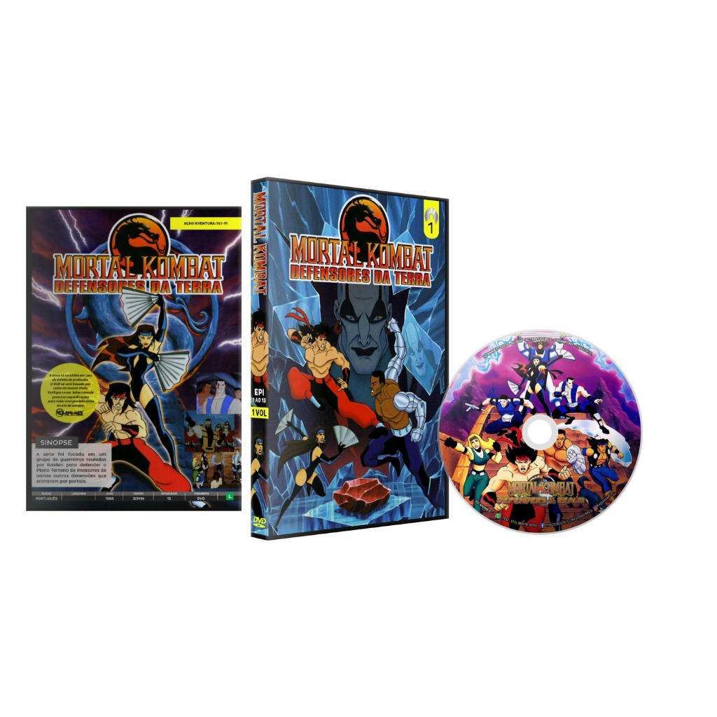 Dvd Mortal Kombat Defensores Da Terra Dublado