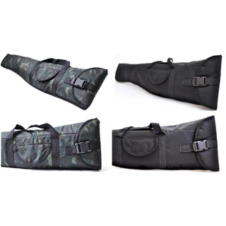 Capa Forrada para Espingarda Desmontada Camuflada/Preta