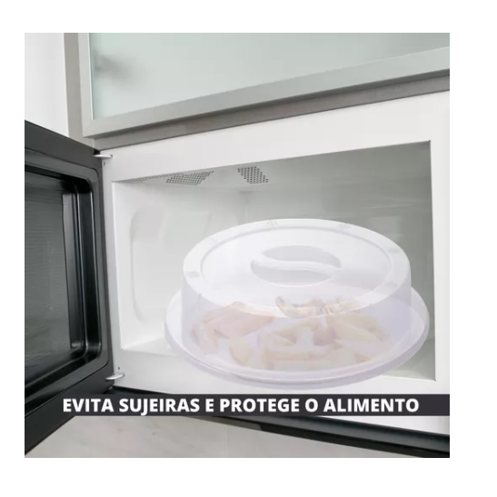 Tampa Para Microondas Incolor Proteção Alimentos Livre Bpa ref 75 em Oferta na Shopee