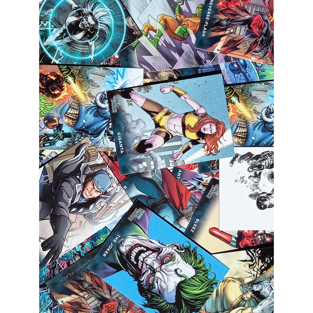 Cards Colecionáveis DC Comics Super-Villains Trading Cards 2015 Cryptozoic Batman Joker Superman