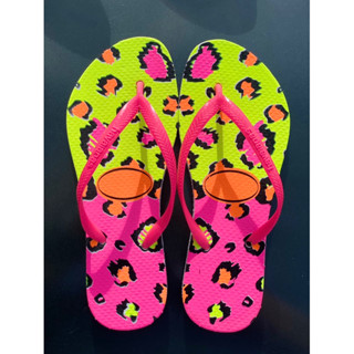 Chinelo Feminino Estampado Slim De Dedo Macio Chinela Sandalia