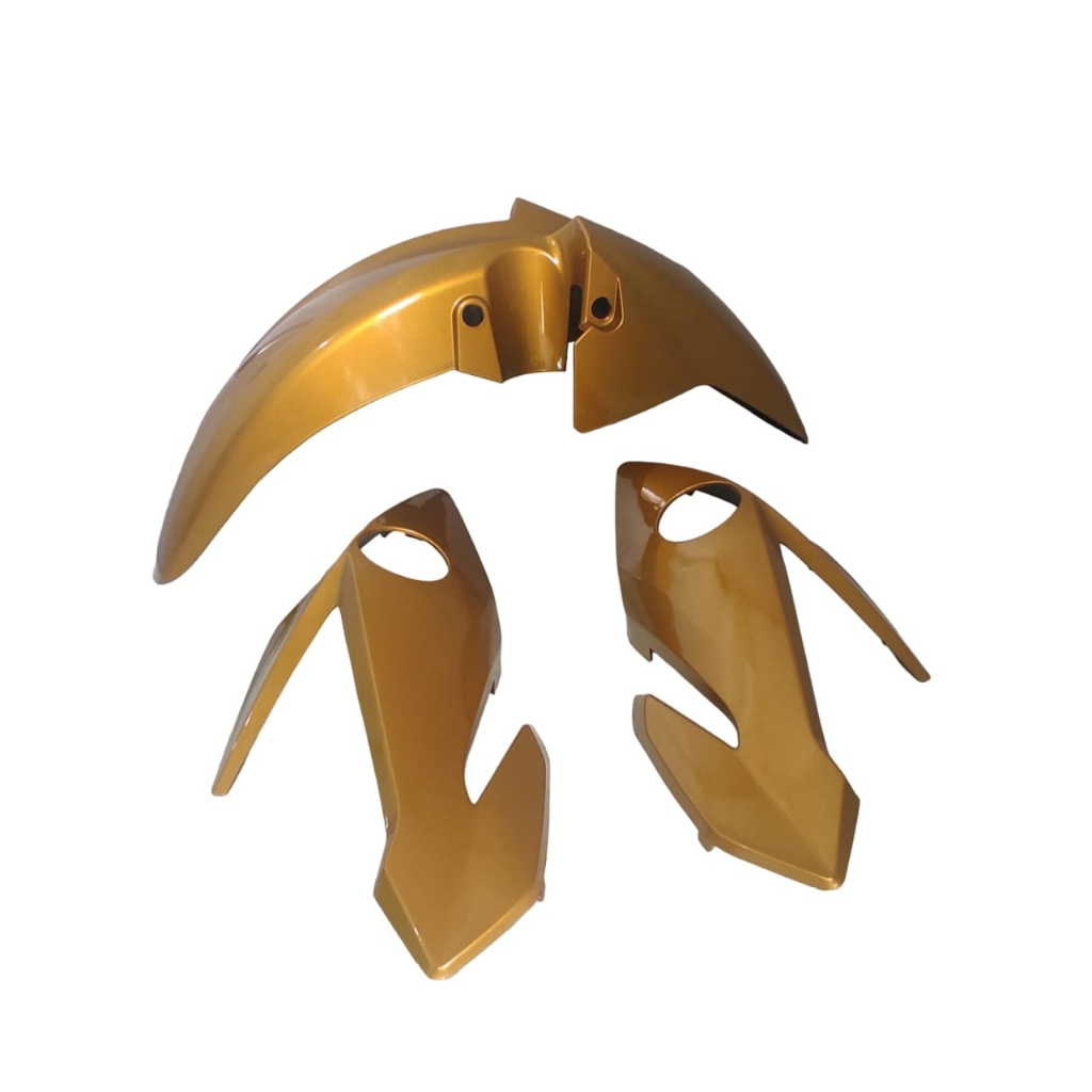 PARALAMA DIANTEIRO MAIS BANANINHA TITAN 160 2022 AMARELO CAJÚ (DOURADO)