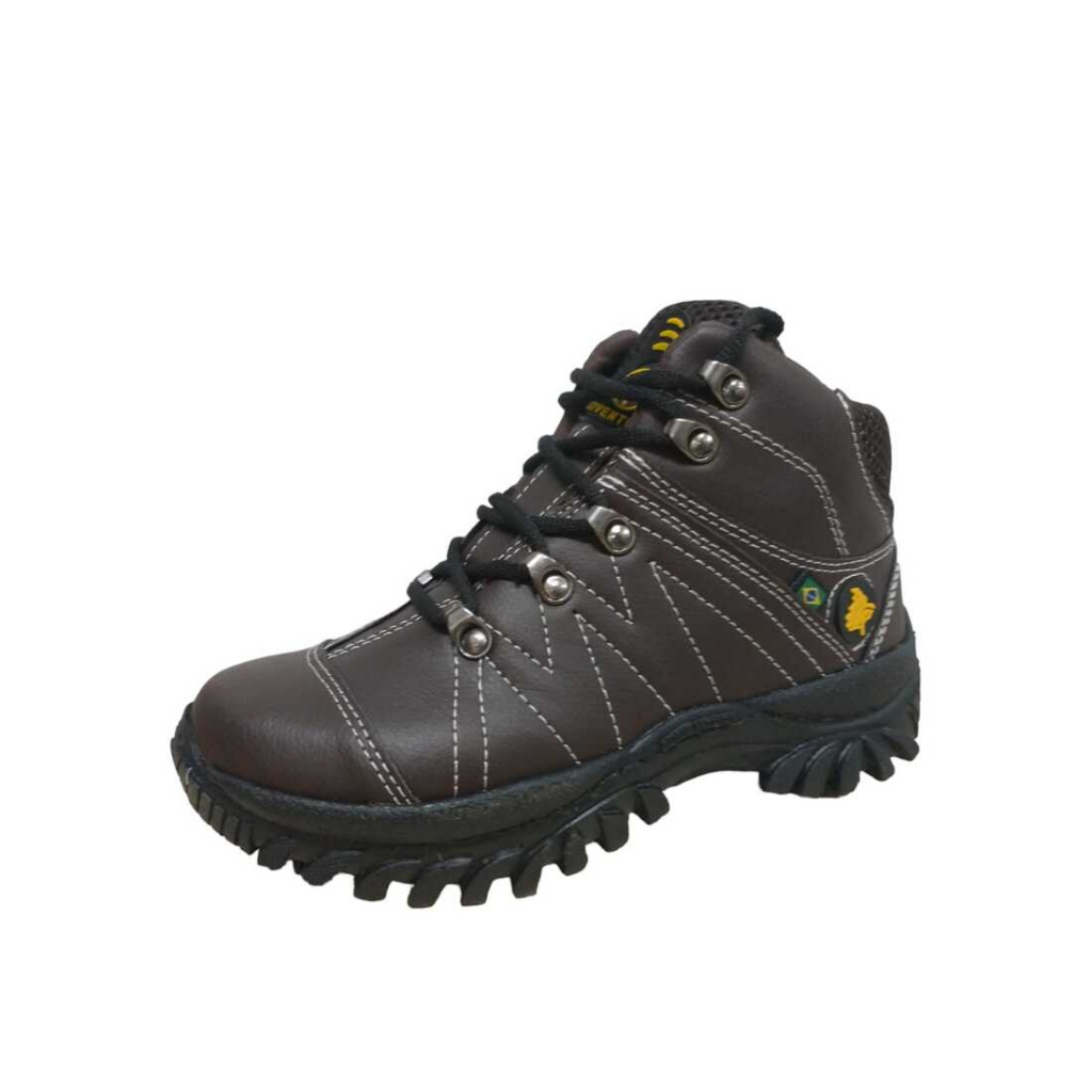 Coturno Adventure Bota Trilha Infantil Adulto Masculino Feminino