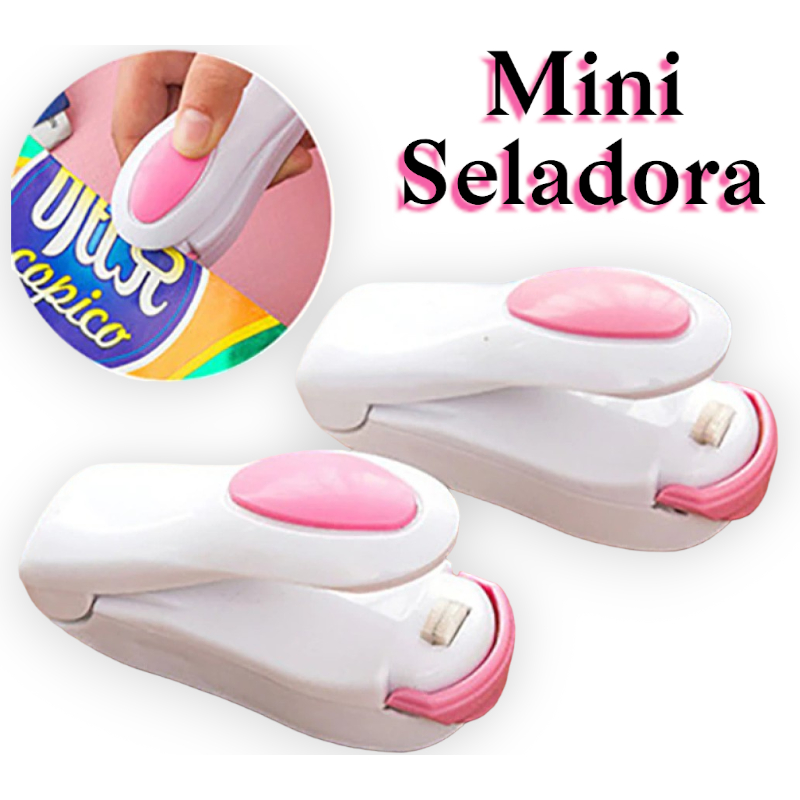 Mini Máquina Seladora Portátil para Lacrar Embalagem Com Imã