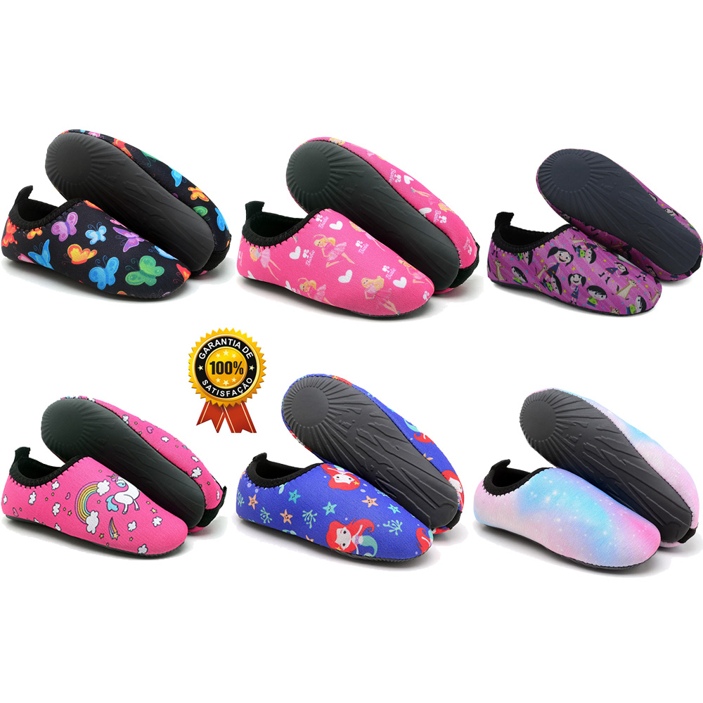 Sapatilha Sapato Neoprene Antiderrapante  Infantil Menina Menino Unissex  Oferta Sapato De Criança