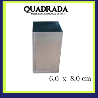 Molde Quadrada para Vela 6 x 8 em Oferta na Shopee
