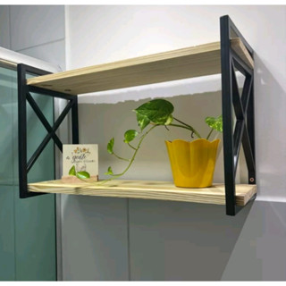 Prateleira Estilo Industrial, 20x60cm não enferruja Suporta 30kg