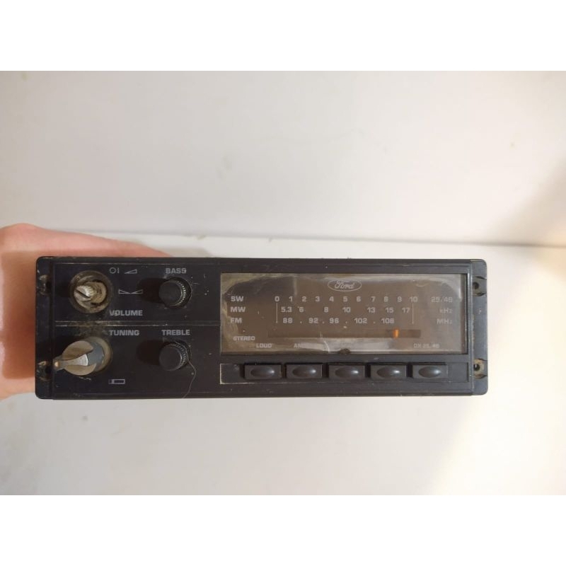 Rádio antigo Ford sem teste