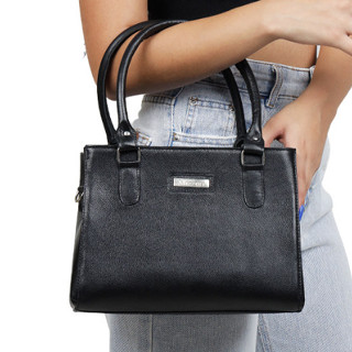 Bolsa Feminina Lorena Baú Média Couro Legítimo