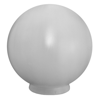 Globo polietileno leitoso 15X30 com colarinho para poste de jardim em Oferta na Shopee