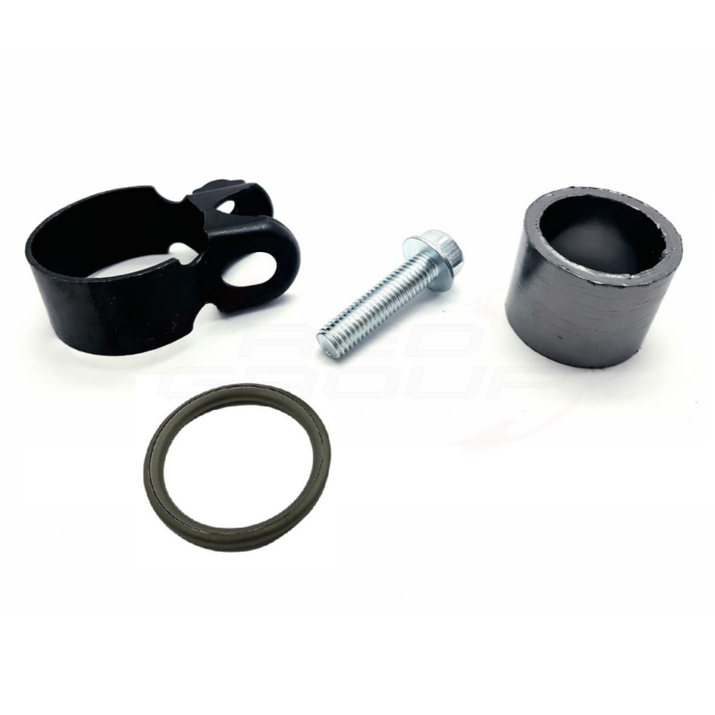 Kit Abraçadeira+guarnição Ponteira Escapamento Nxr Bros 150/160 2009 a 2023/xre 190
