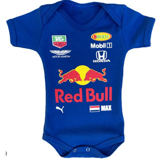 Body Bebê Fórmula 1 Max Verstappen Red Bull
