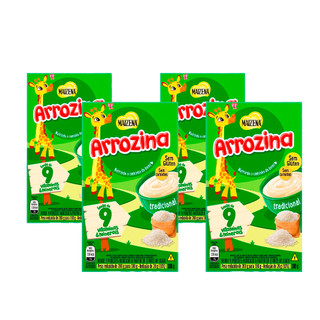 Amido de Milho Arrozina Maizena Tradicional com 9 Vitaminas Sem Glúten e Corantes 180g (Kit com 4) em Oferta na Shopee