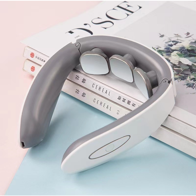 Massageador de Pescoço Elétrico Fisioterapia Cervical Portátil - USB Recarregável - Neck Protector