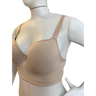 Sutiã Plus Size Base Dupla Extra Larga Reforçada Conforto Premium Soutien Sustentação Reforçado Básico Lateral Larga Alça Grossa 18mm Sutian Com Bojo e Aro 46 48 50 52 54