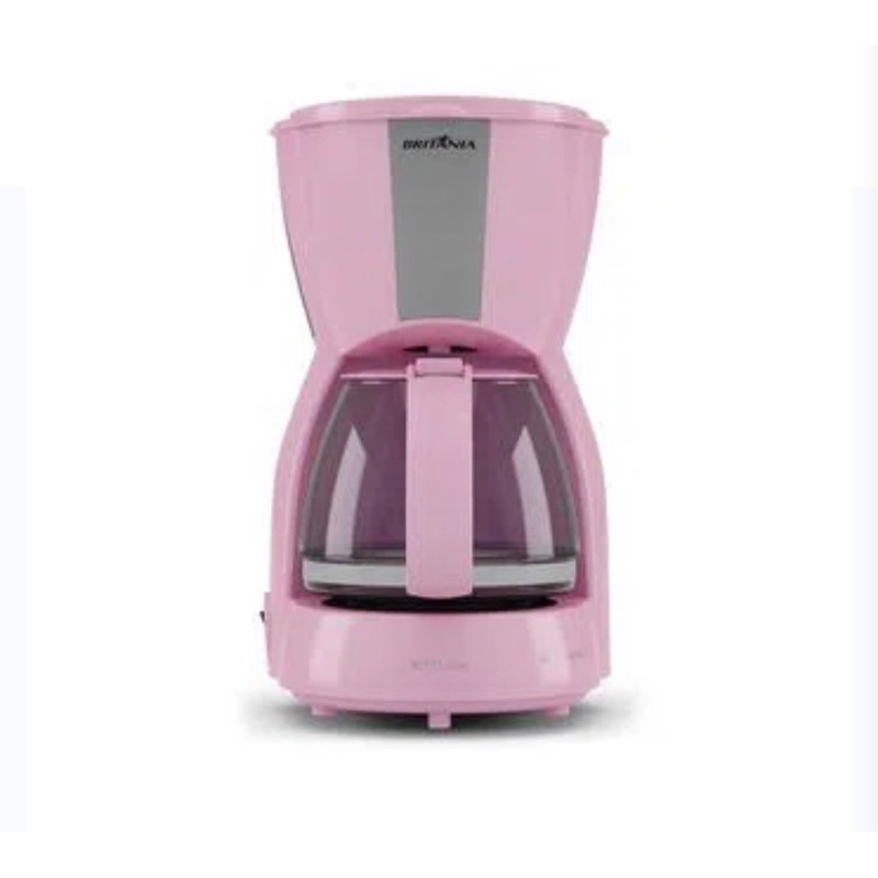 Cafeteira Britânia BCF15 Inox Rosa NOVA 15 Xícaras 800W