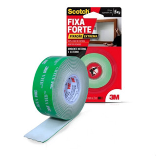 Fita Dupla Face 3m Fixa Forte 5kg 24mm X 2m Scotch