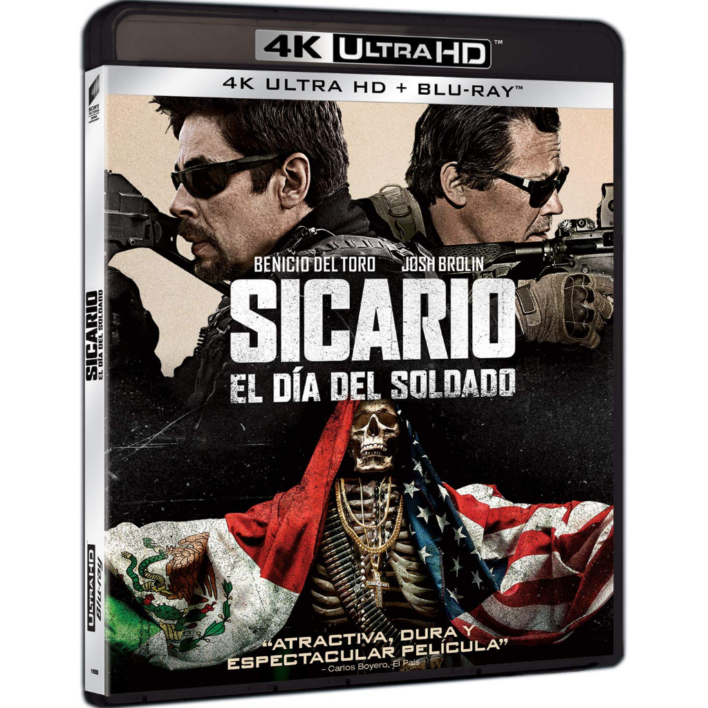 Blu-ray 4k Ultra Hd Sicário: Dia Do Soldado Dub/leg Lacrado
