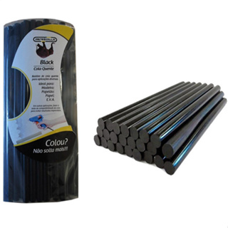 01 Kg Refil Bastão Cola Quente Preta Grossa em Oferta na Shopee