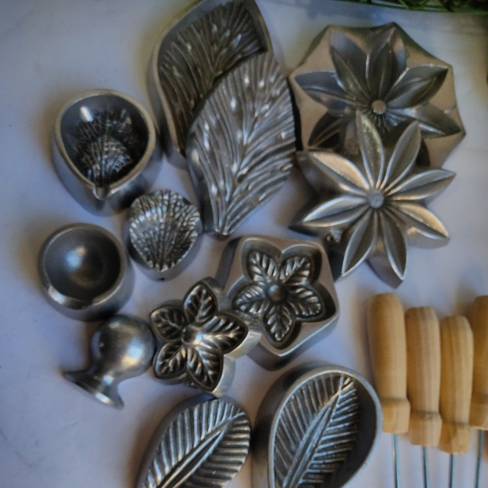 Frisador em Alumínio - Kit com 6 Peças  Para  Flores em Eva ou Tecidos