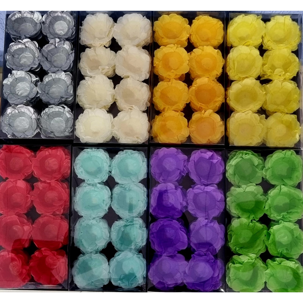 Forminha Porta Doces Finos Gourmet Floral Seda Com 40 Unid.