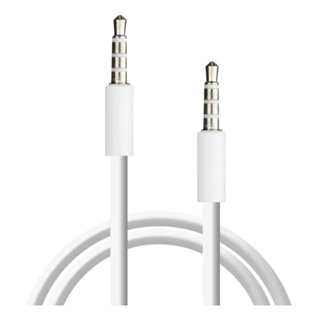 Cabo Auxiliar P/ Xbox/ Ps4 Headset P3 x P3 1 Metros Branco em Oferta na Shopee