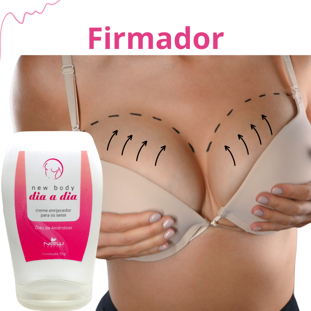 Creme para Firmador Enrijecedor para Seios Flácidos Caídos e Moles