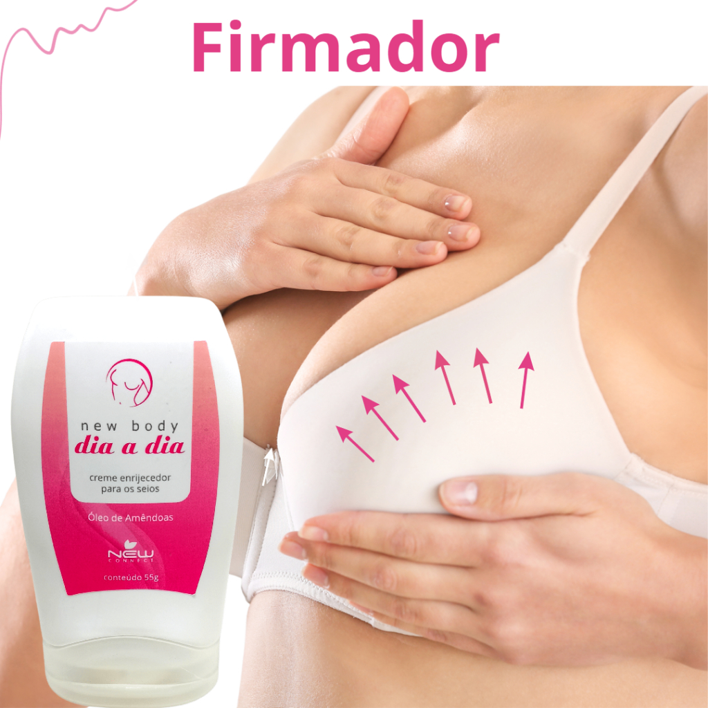 Creme Firmador e Enrijecedor para Seios Levanta Seios Caídos Flácidos Moles 55g