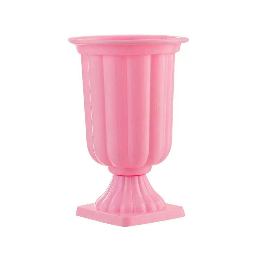 Vaso de flores cachepo 20X09 casamento aniversario noivado cachepo para festa centro de mesa plastico suporte para flor vaso grego  para montagem de arranjos vaso de palstico para decoração
