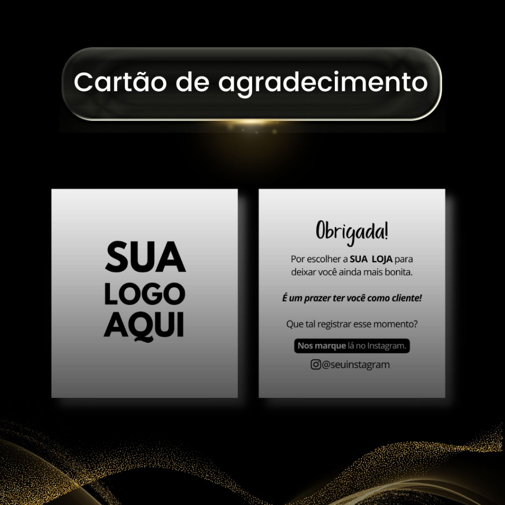 Cartão De Agradecimento Para Clientes De Lojas Personalizados Com A Sua Logo 8cmX9cm em Oferta na Shopee