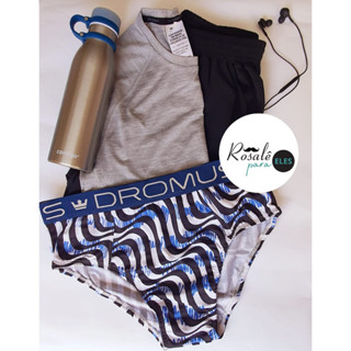 Kit com 4 Cuecas Tradicionais Estampadas com forro Linha Premium