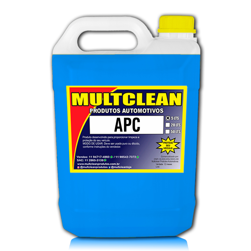 Apc Automotivo Multi Limpador Multi uso Detalhamento Multiação Limpeza Geral Flotador Limpa Tudo Detailer Limpeza Interna Limpeza Externa5 Litros Concentrado