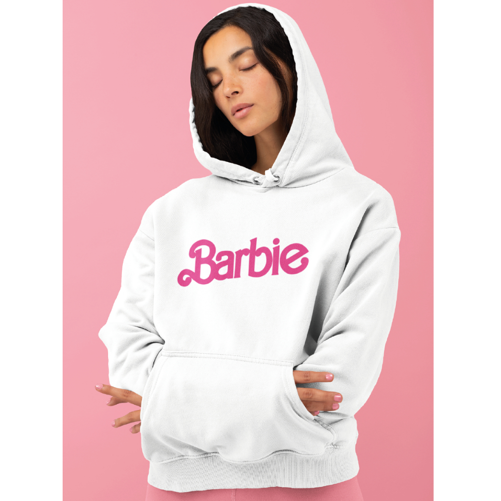 Blusa Moletom Canguru Barbie o Filme Lançamento Blusa de Frio100% algodão fio 30.1 penteado