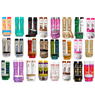30 Produtos  de cabelo ( 10 Kit ) Shampoo + Condicionador + Mascara ** em Oferta na Shopee