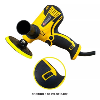 Politriz lixadeira Para Veiculos/Madeira 700W com Controlador de Velocidade Multiuso