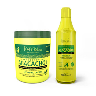 Kit Shampoo e Creme de Pentear Abacachos Forever Liss