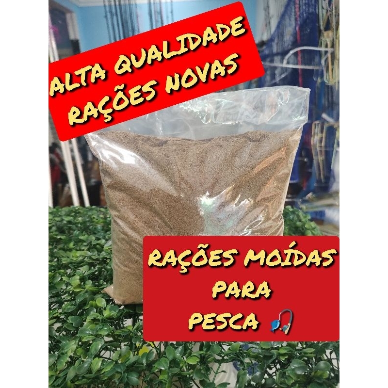 RAÇÕES PARA PESCA P (22, 24, 28, 32, 36, 40), BIO TRUTA, PÓ PRETO, FARINHA DE SANGUE, LEITE BEZERRO E ATRATIVOS