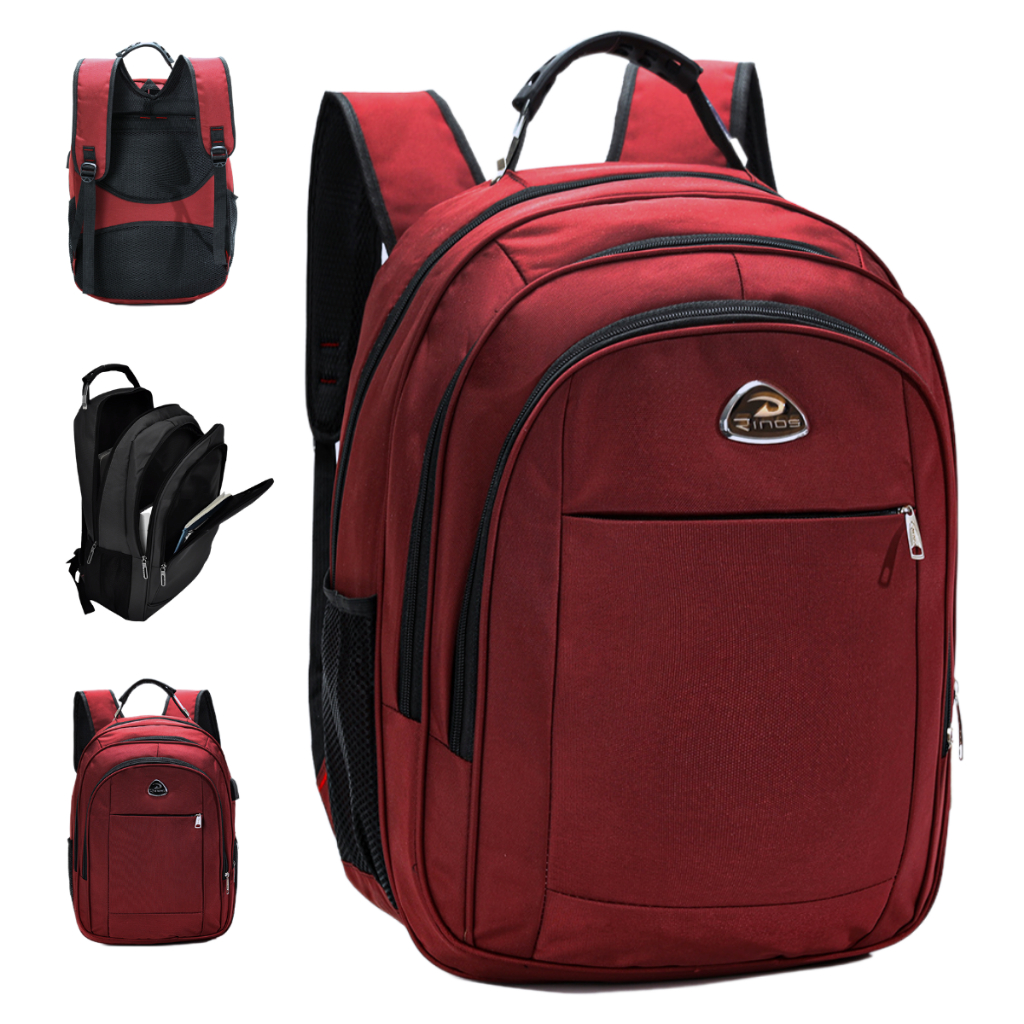 Mochila Escolar Resistente Bem Espaçosa Faculdade Trabalho Viagem