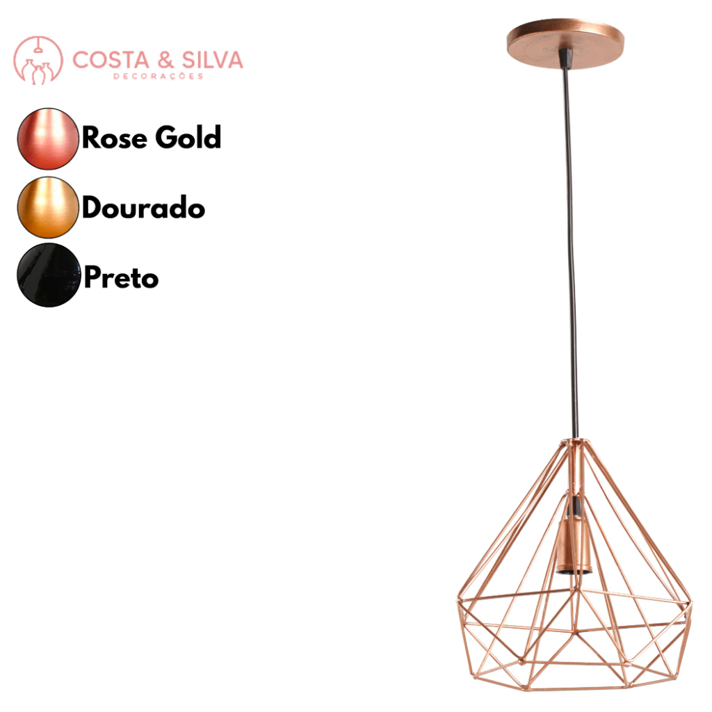 Lustre Aramado Grande: Onde Comprar | BuscaProdutos