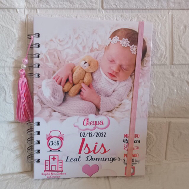 Caderneta de Vacina Personalizada com foto, menino e menina, infantil atualizada