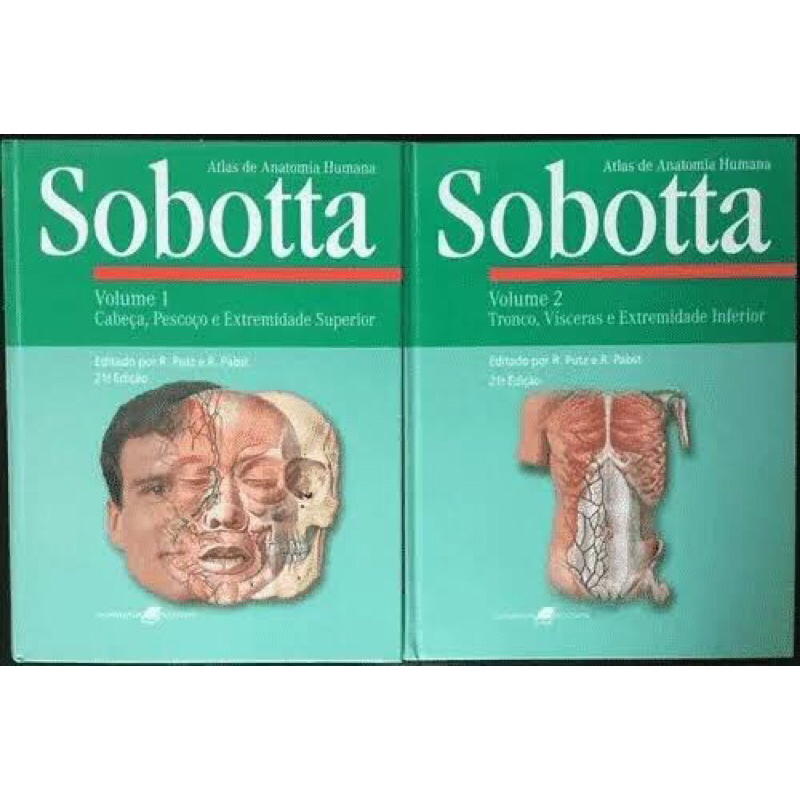 Atlas de Anatomia Humana (Sobotta)- 21 ED. Volume 1 e 2