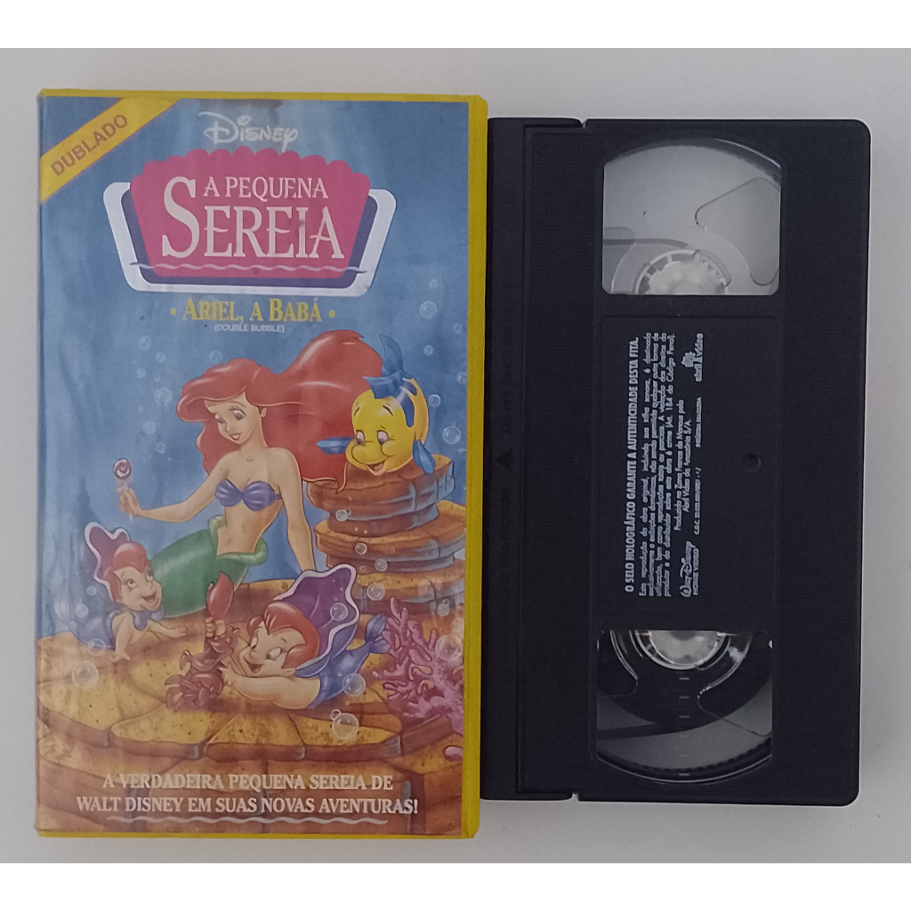 Fita Vhs Original - Disney: A Pequena Sereia