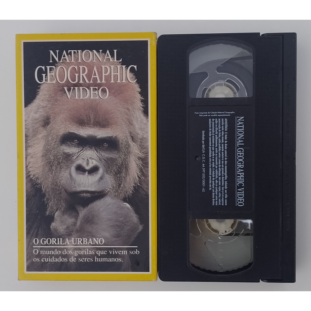 Fita Vhs Original - National Geographic - Gorila Urbano
