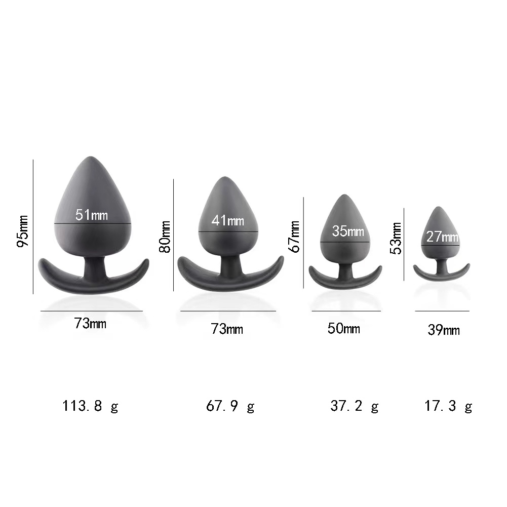 Plug anal silicone confortável sex toys formato navio P.M.G.GG GS-02