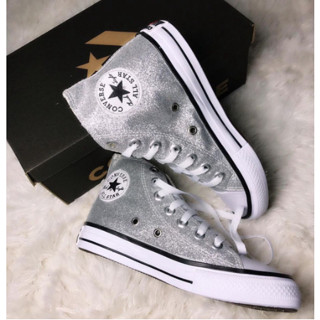Tênis Converse All Star Glitter Bota Novidade Queima De Estoque